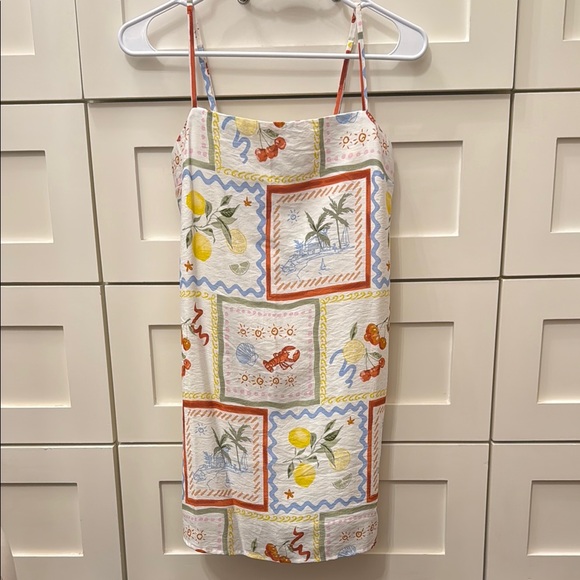 Abercrombie & Fitch Dresses & Skirts - NWT! Abercrombie & Fitch Trapeze Skort Mini Dress White Lemon Nautical Pattern